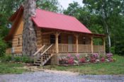 Log Cabin in  the Smoky Mountains